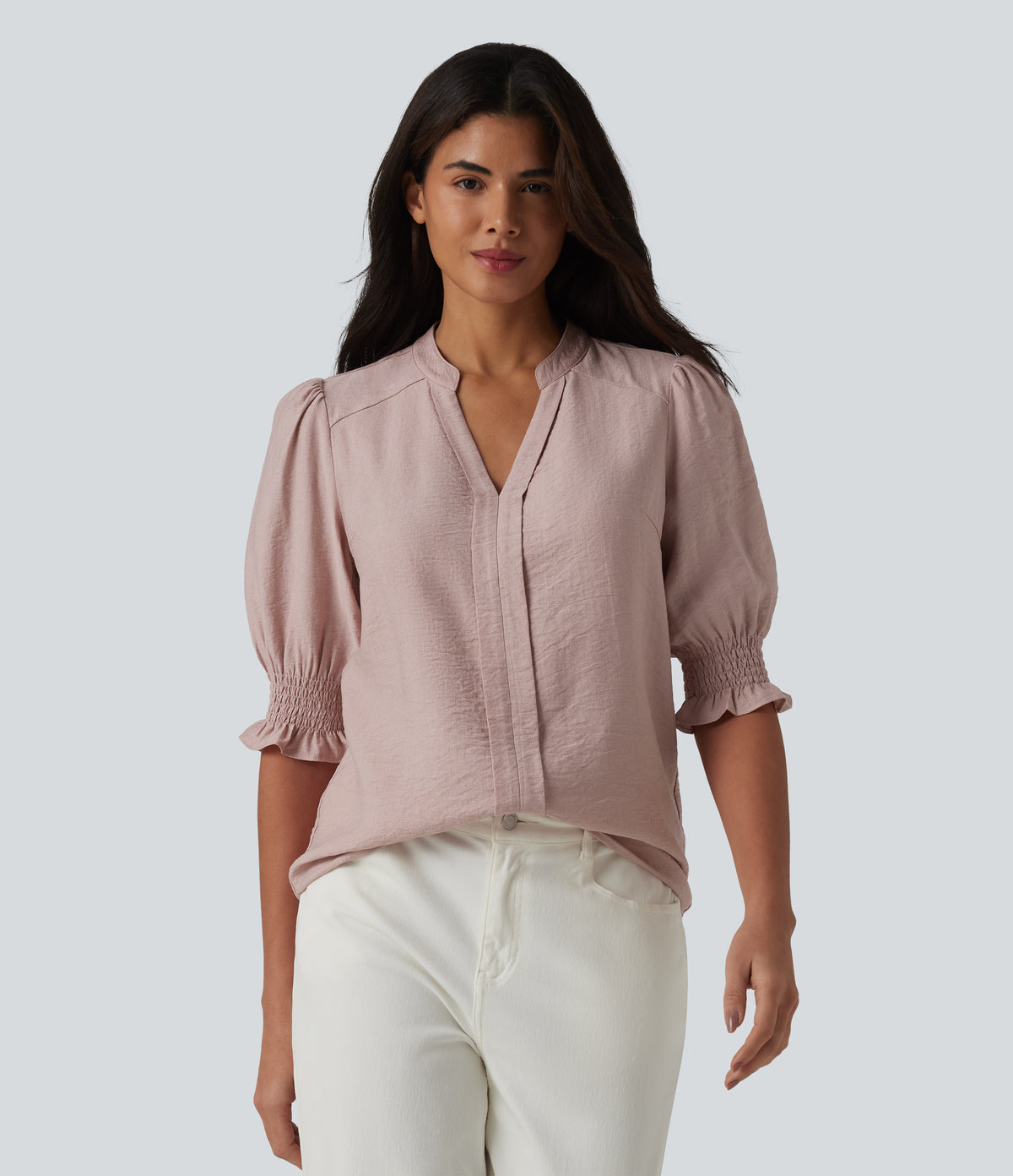 Imogen Blouse — Shadow Gray