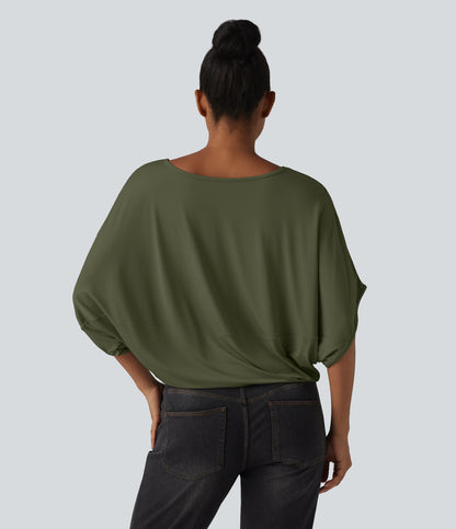 Indira Top — Hazel Mist Green