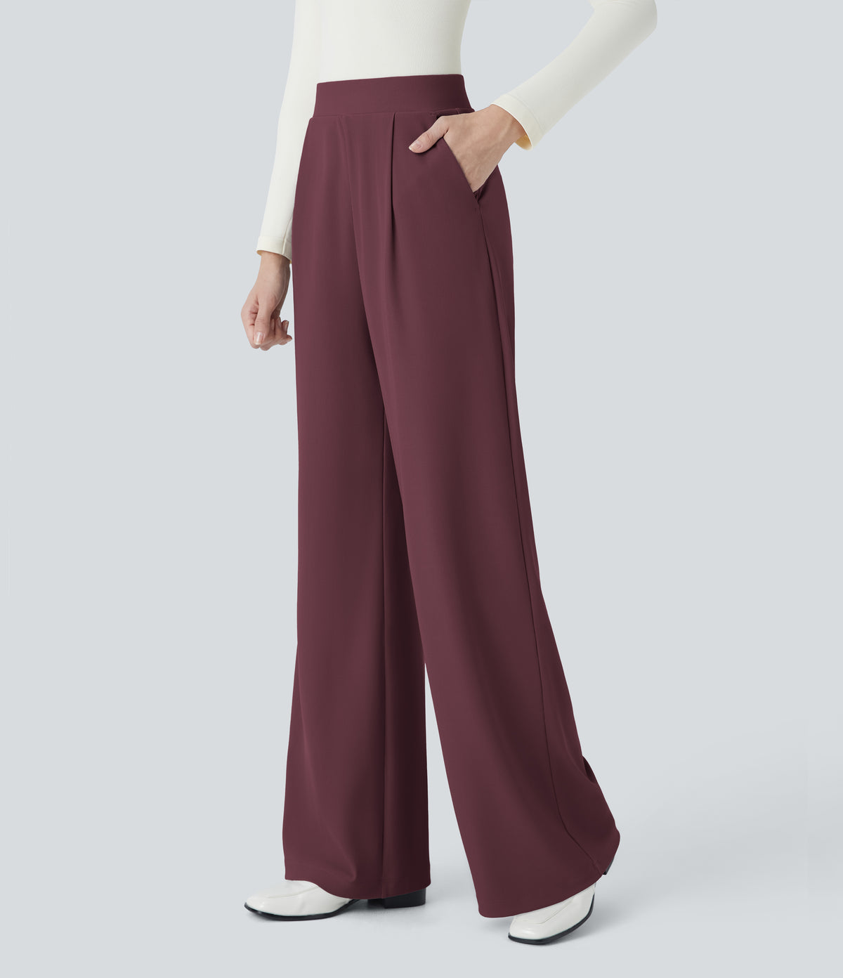 Helena Pants — Evening Red
