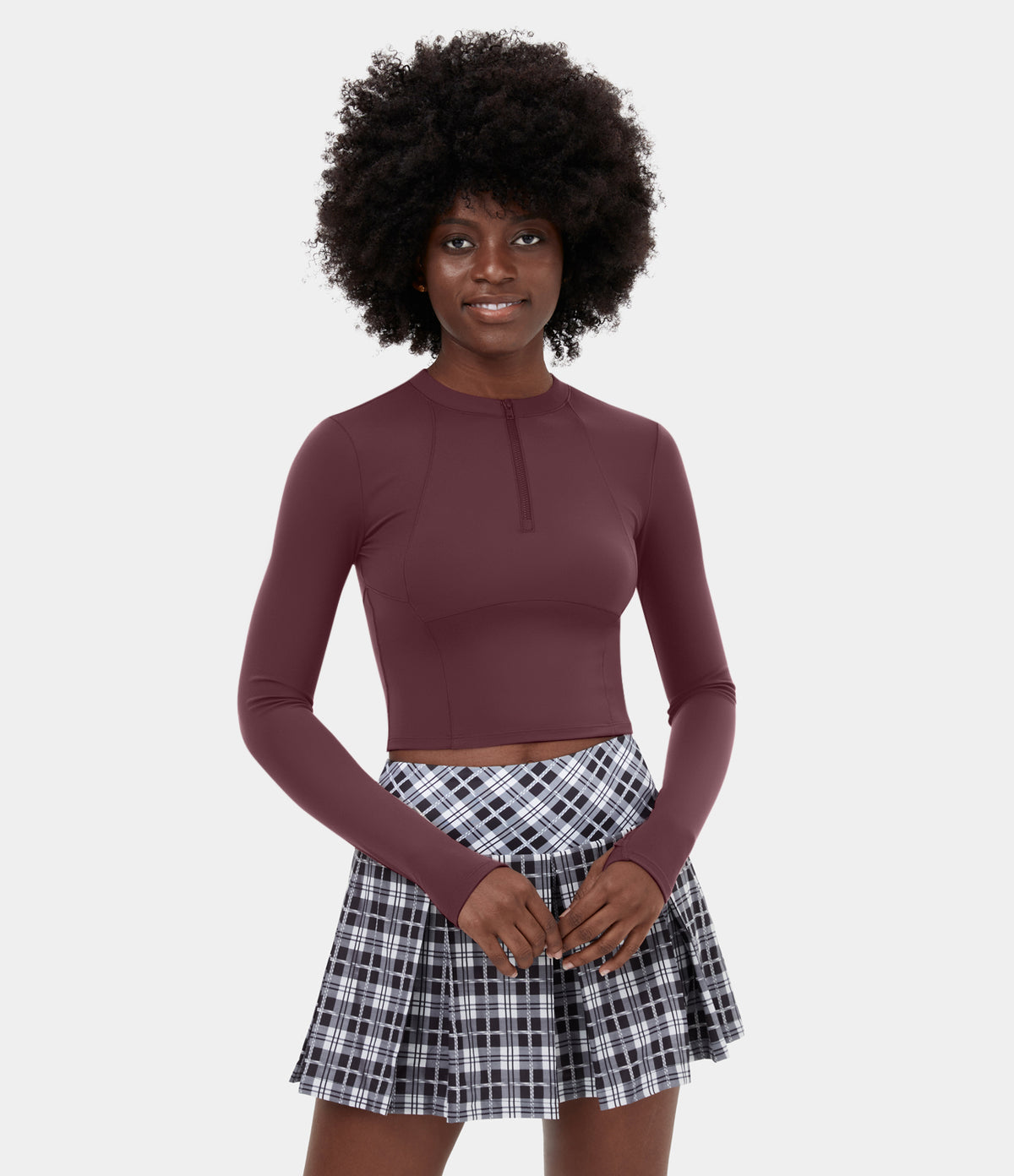 Aveline Zip Top — Peacoat