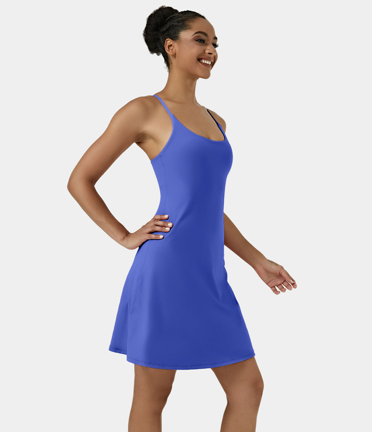 Aura Dress — Begonia Rouge