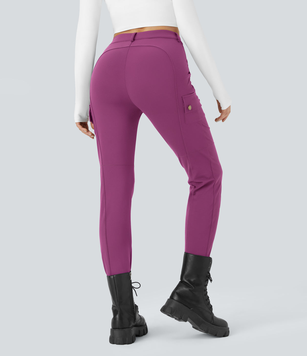 Cassia Pants — Deep Orchid