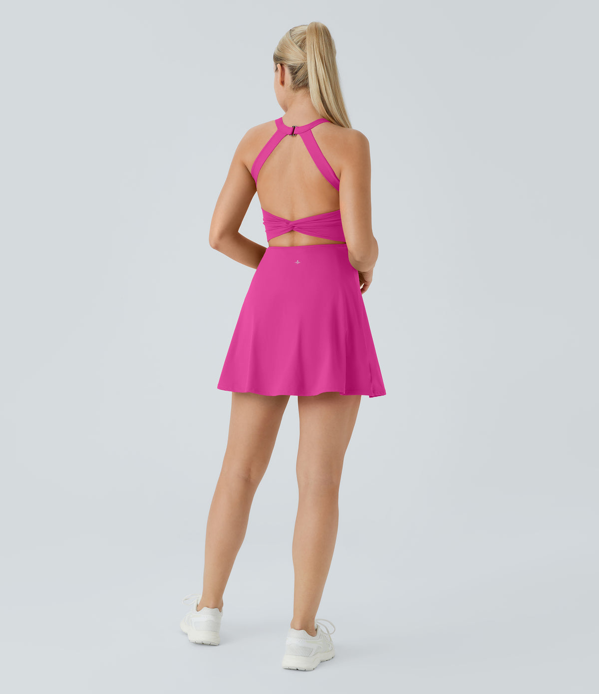 Magnolia Dress — Fog Grey Blue