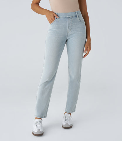 Cleo Jeans — Light Azure Denim