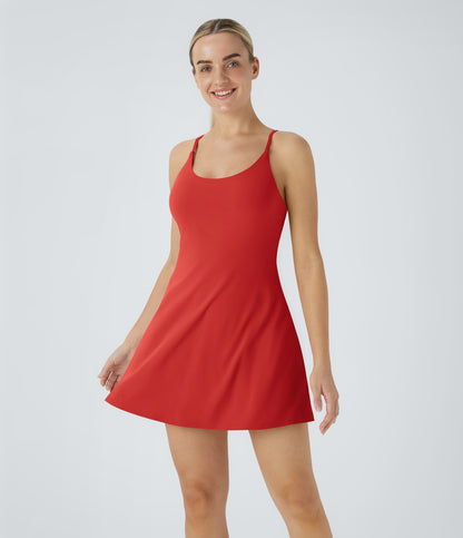 Petal Dress — Quetzal Green