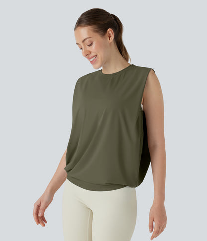Lucia Tank — Grass Grey Green