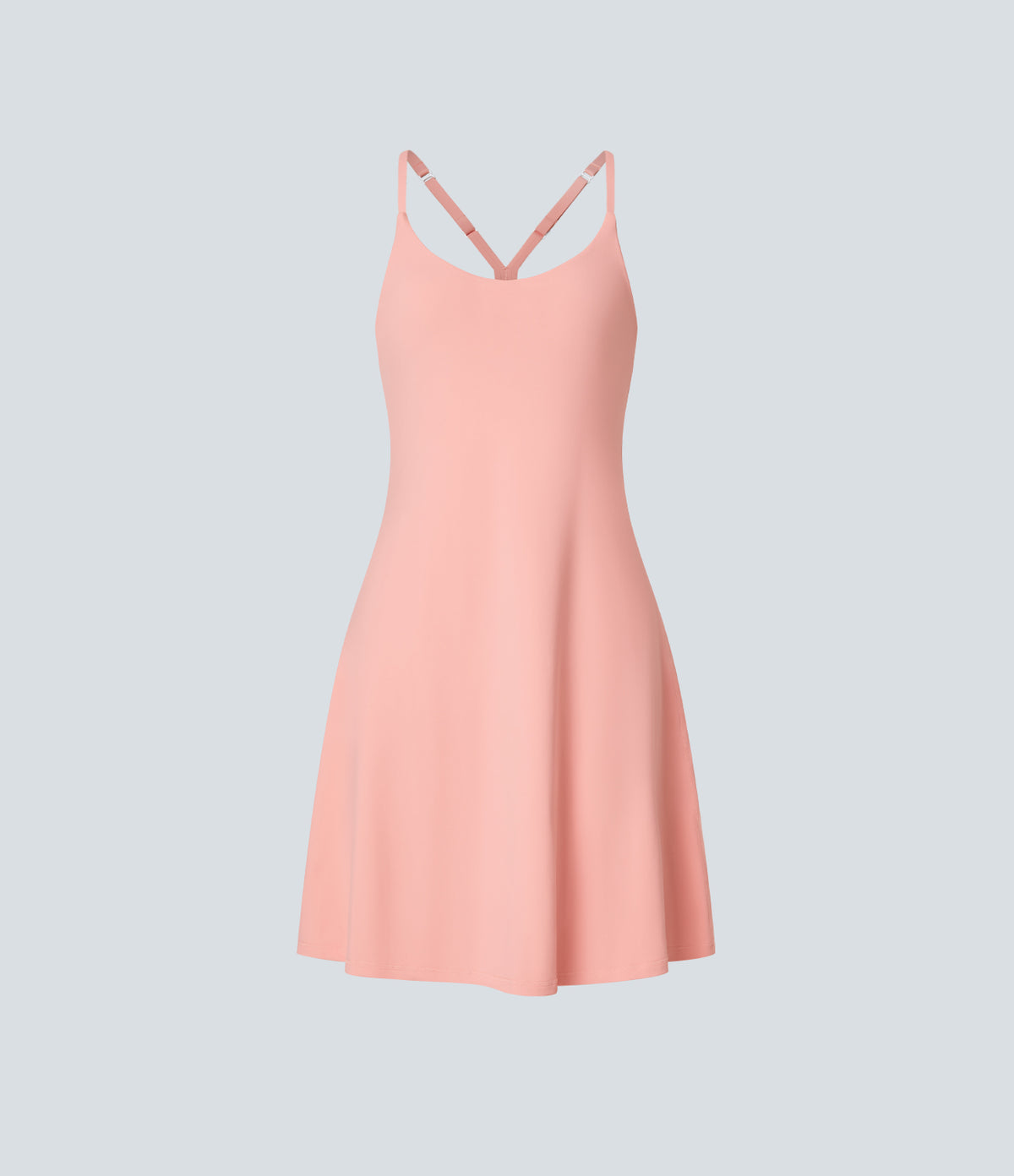 Aura Dress — Peach Melba
