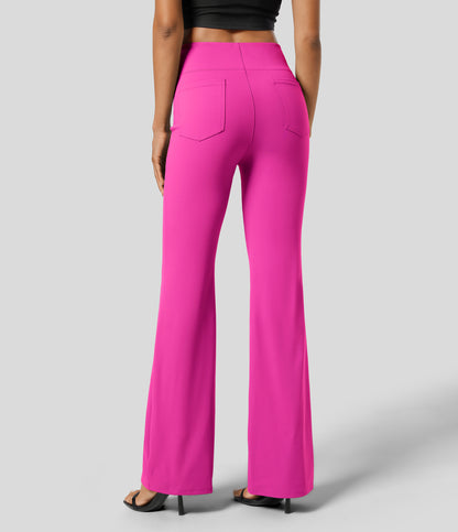 Delia Pants — Raspberry Rose