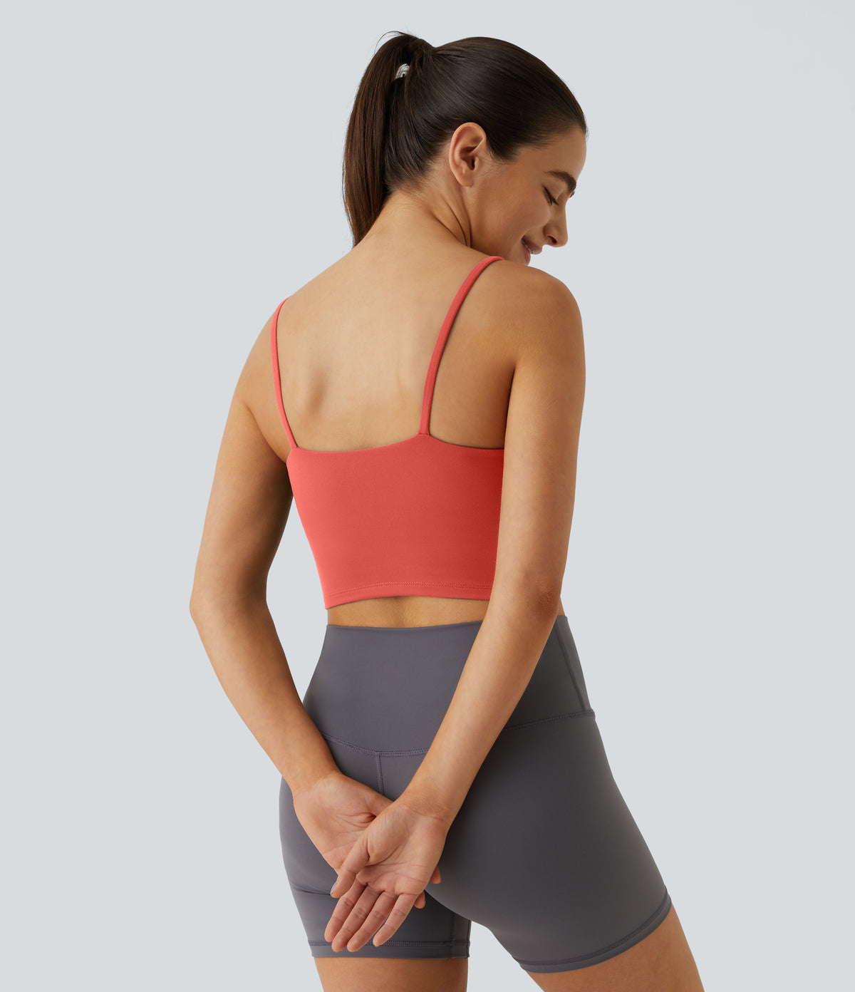 Luma Crop Top — Blue Spruce