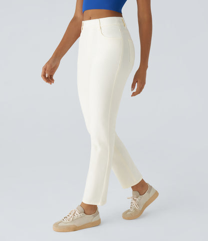 Cleo Jeans — Beige Denim