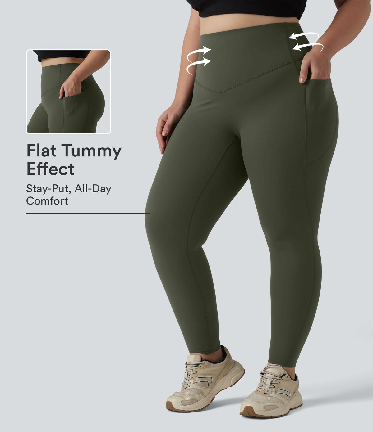 Briar Legging — Deep Woodland Green