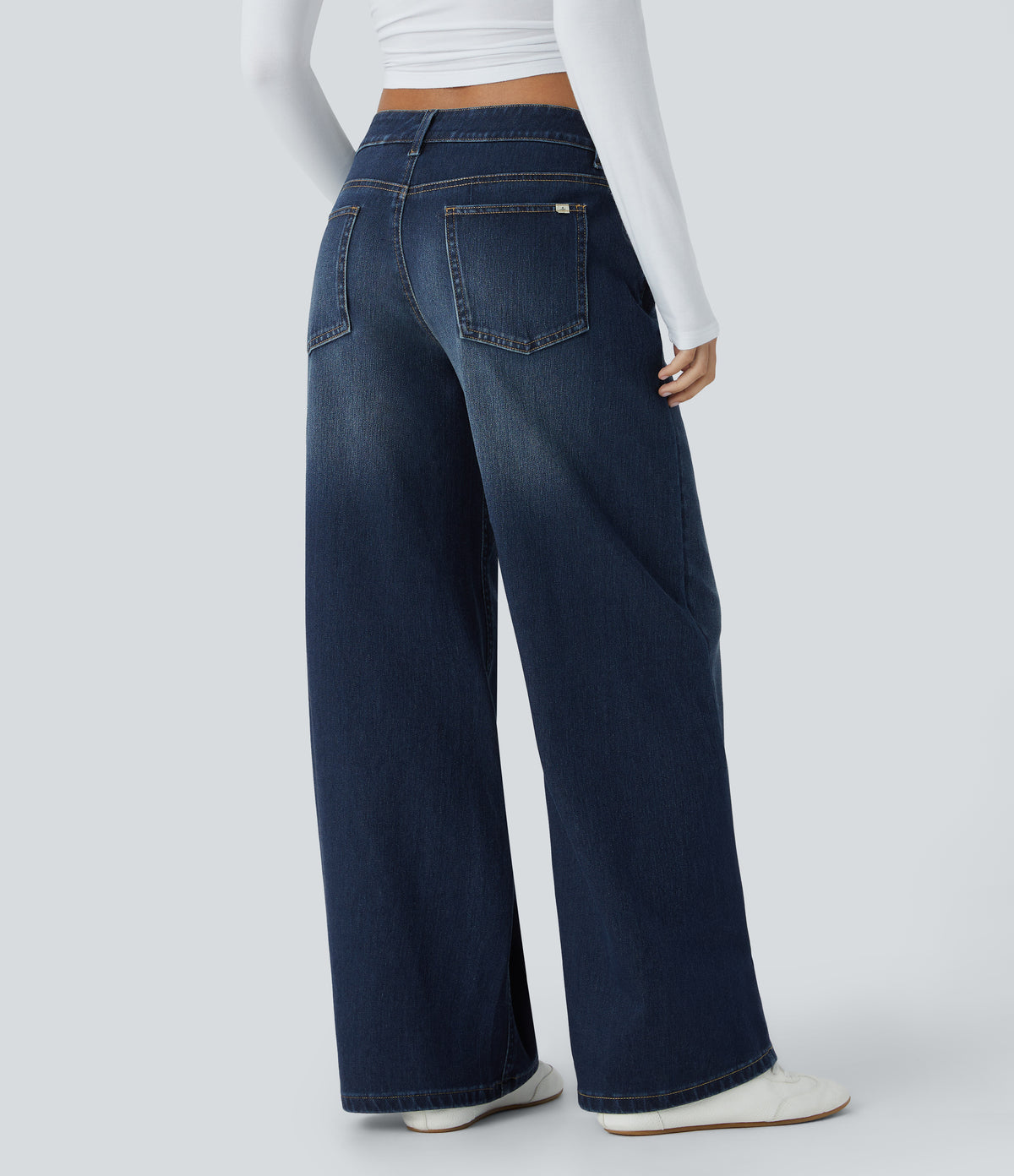 Avril Jeans — Paint Blue Denim