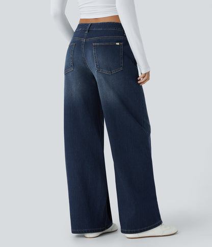 Avril Jeans — Paint Blue Denim