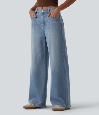 Lacey Jeans — Powder Blue Denim