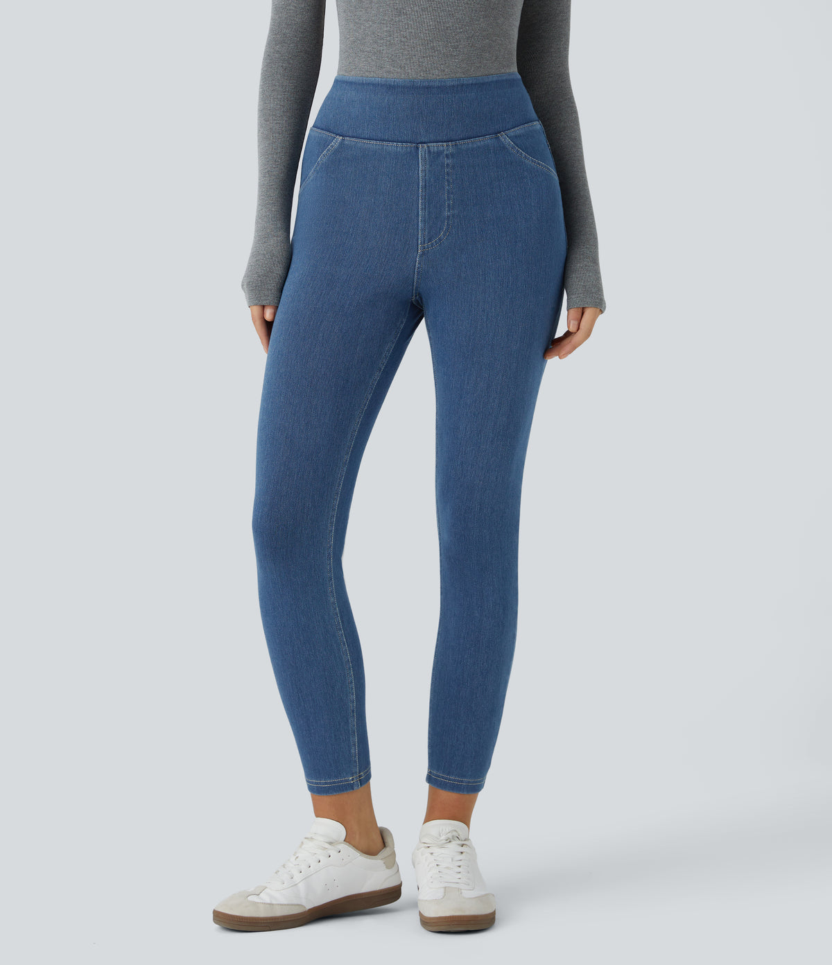 Livia Legging — Denim Dark Blue