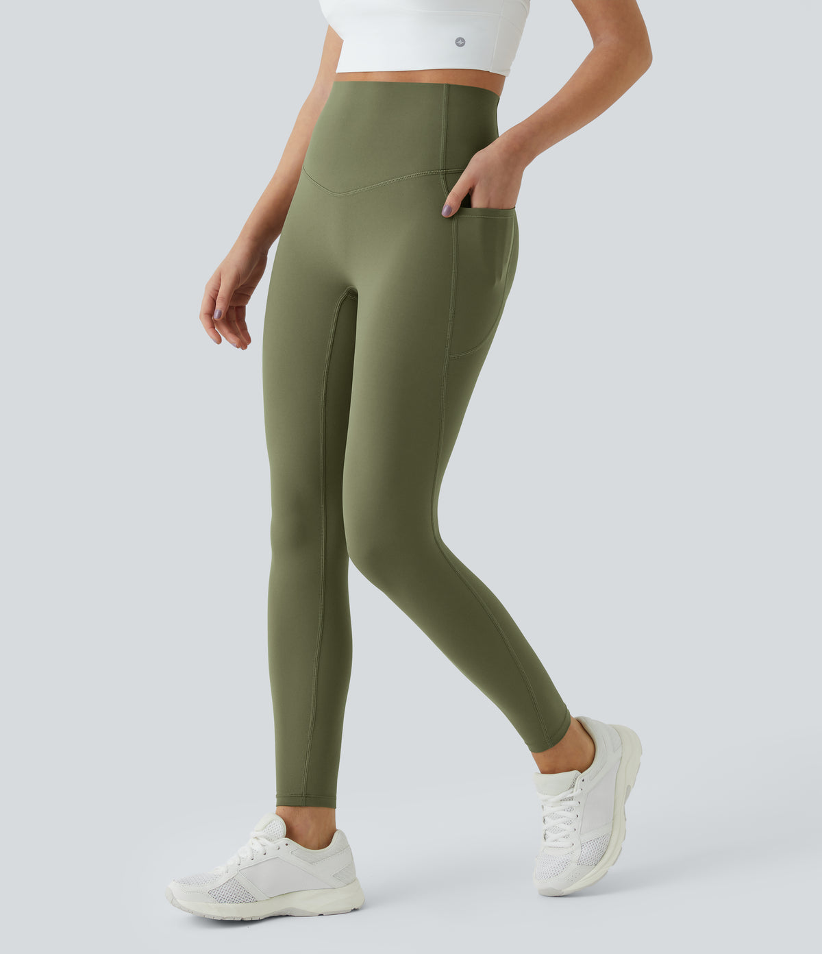 Bloom Legging — Silent Blue