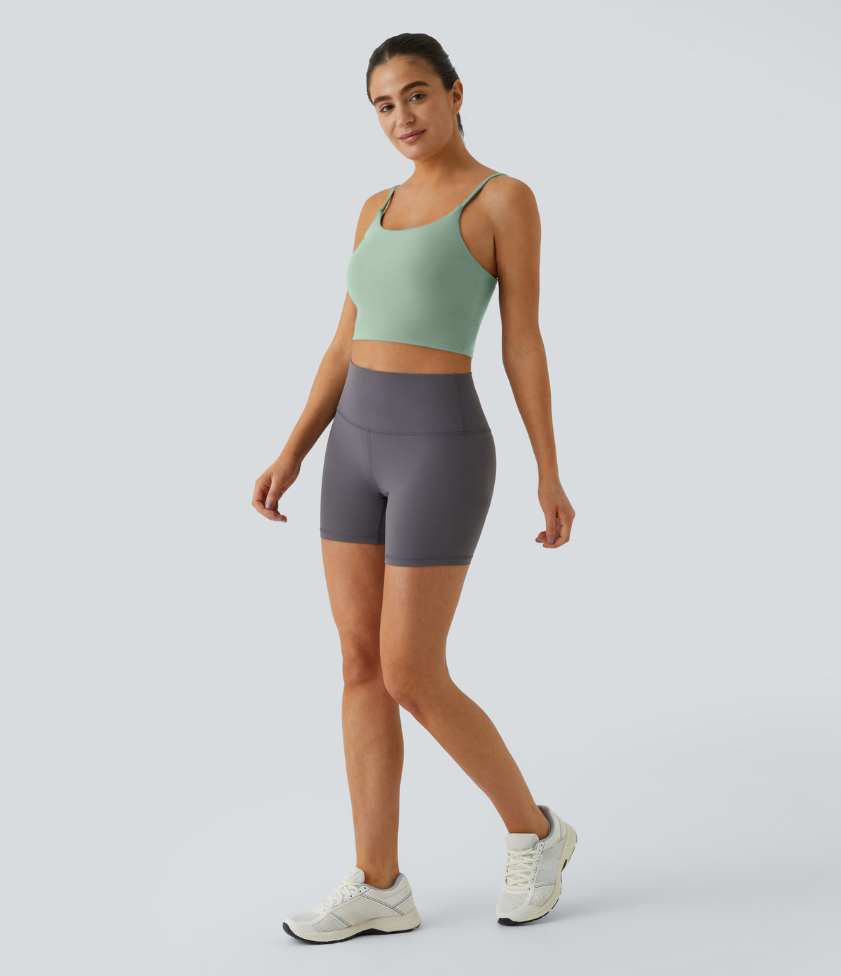 Luma Crop Top — Sweet Lavender