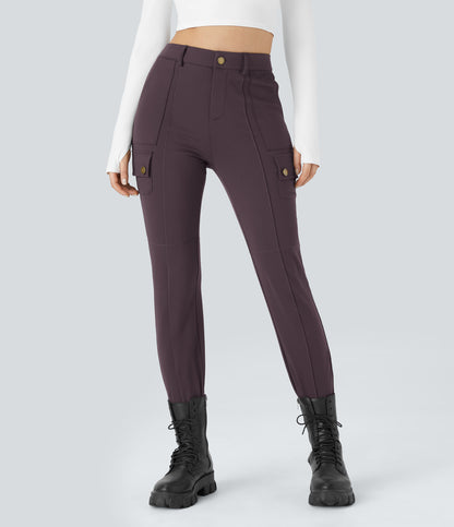 Cassia Pants — Dusky Evening purple