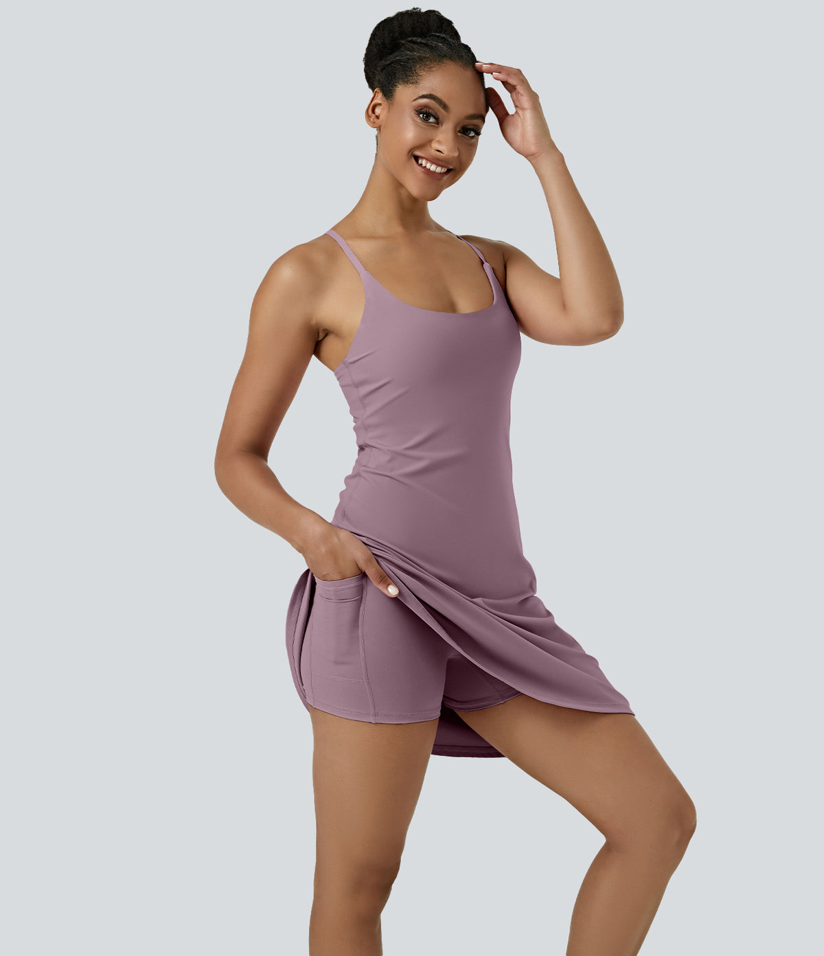 Aura Dress — Elderberry