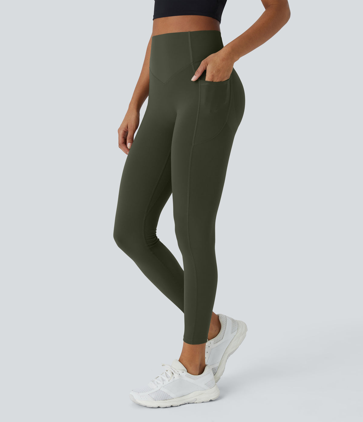 Amara Legging — Deep Woodland Green