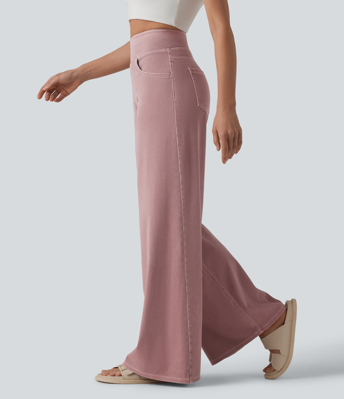 Margot Jeans — Soft Dune Blush