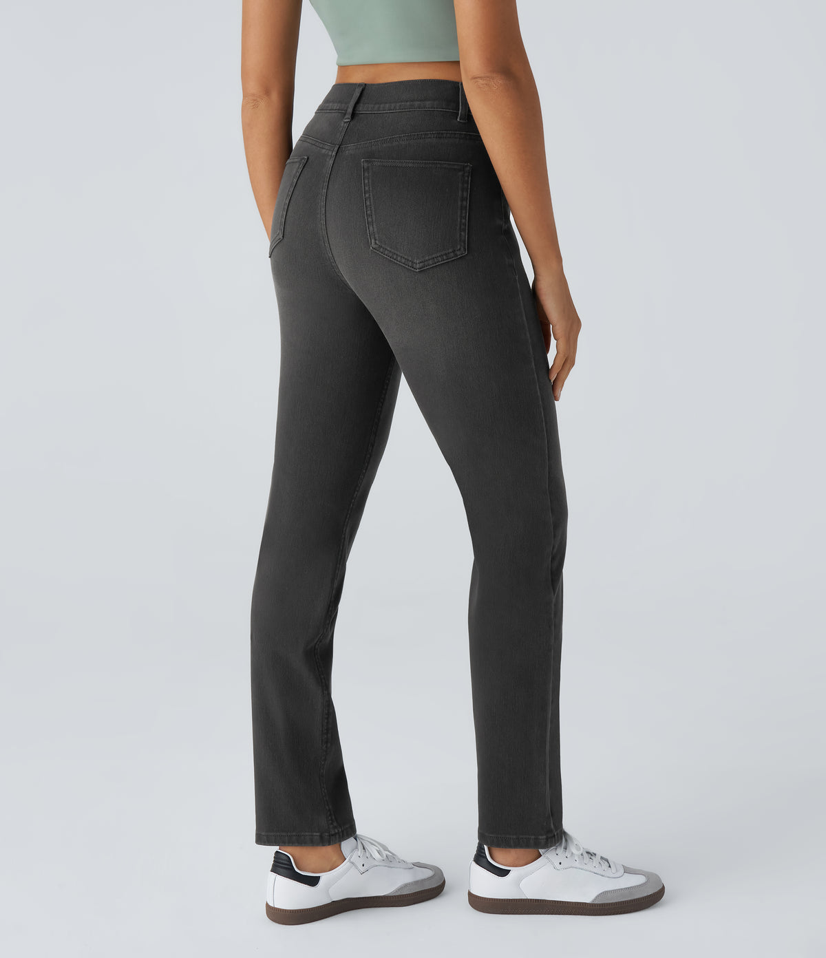 Cleo Jeans — Deep Ink Black Denim