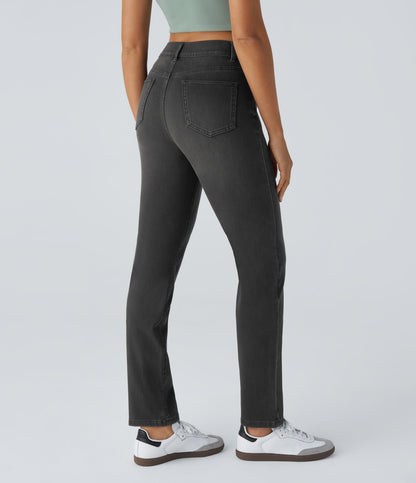 Cleo Jeans — Deep Ink Black Denim
