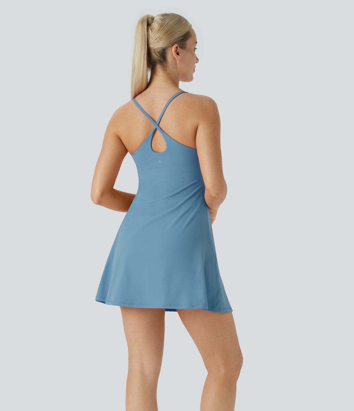 Petal Dress — Gloomy Blue