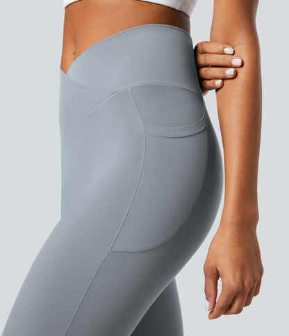 Petal Legging — Red Mahogany