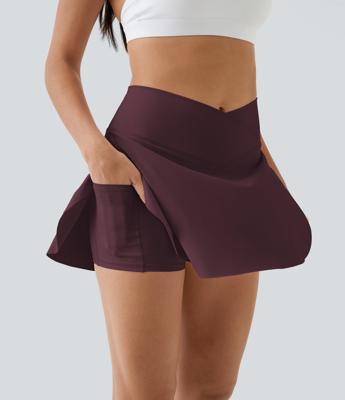 Aurea Skirt — Poinsettia
