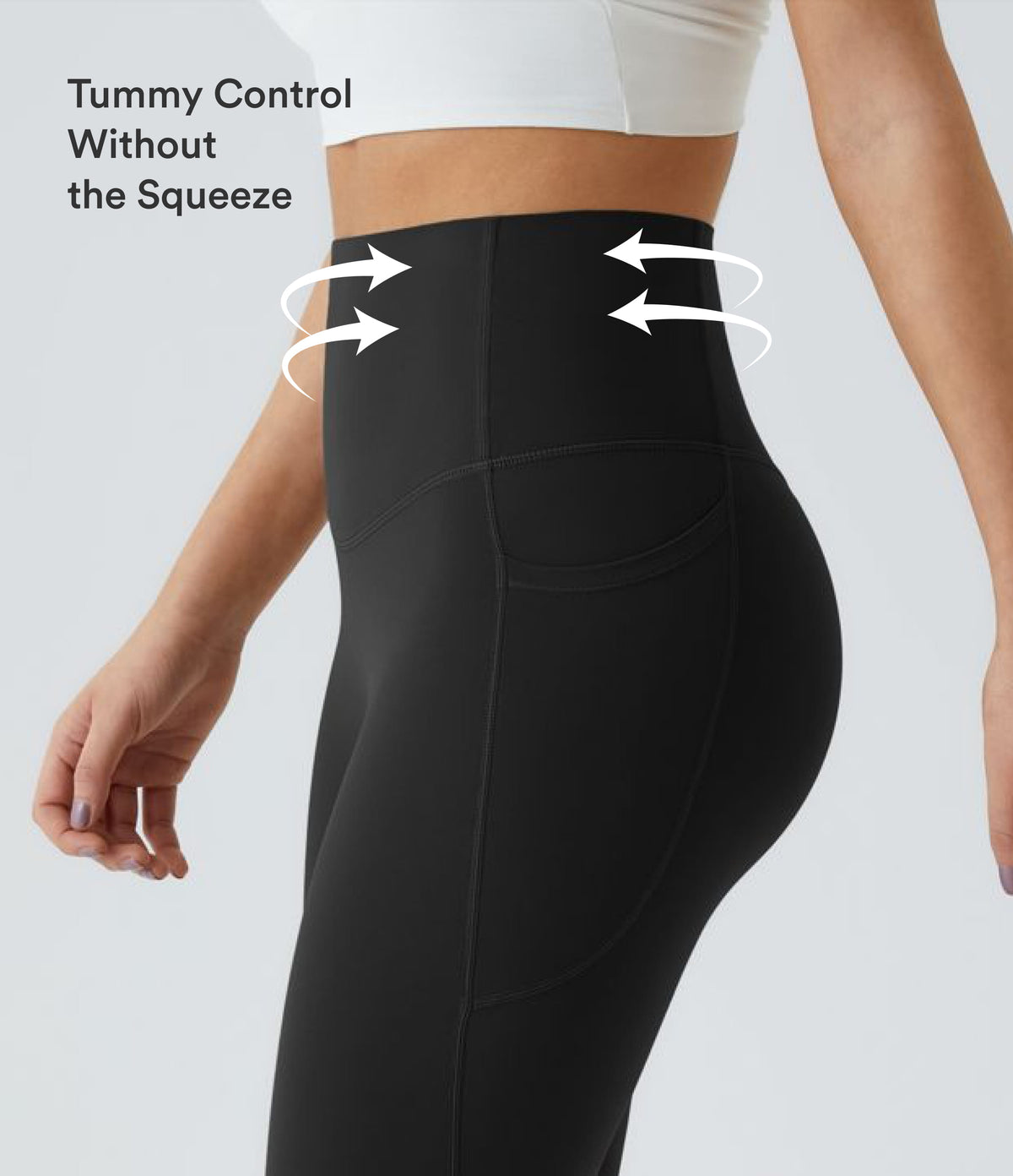 Rhea Capri Legging — Black
