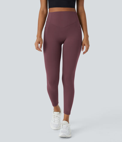 Amara Legging — Evening Red