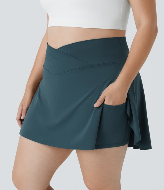 Clover Skirt — Ink Green