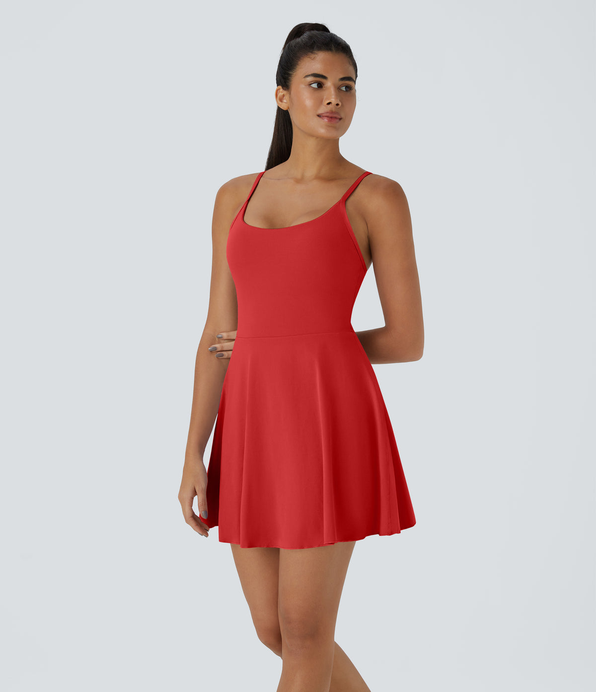 Lyra Dress — Poinsettia