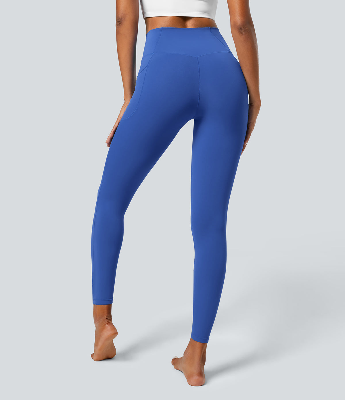Petal Legging — Warm Mid Blue