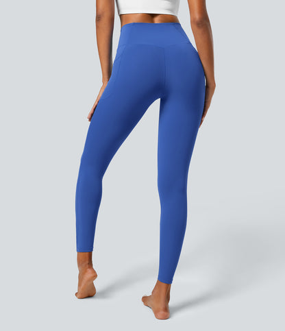 Petal Legging — Warm Mid Blue