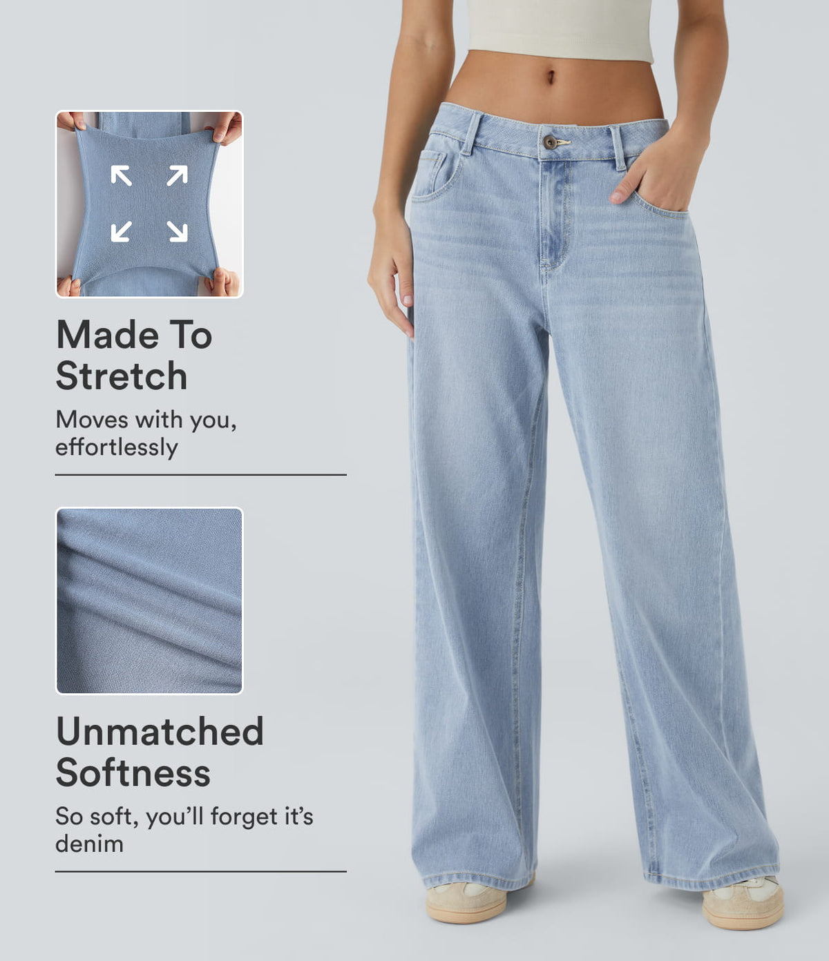 Moira Jeans — Light Azure Denim
