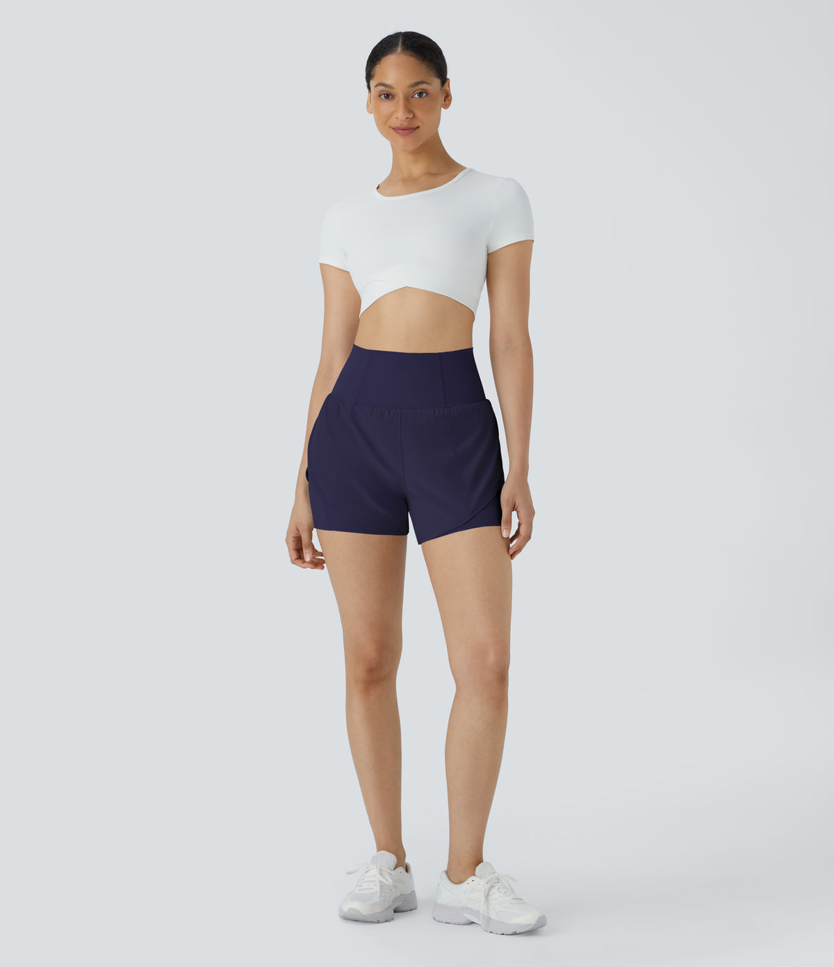 Poppy Short — Greenish Grey