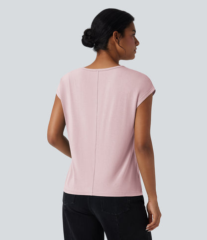 Oona T-Shirt — Porcelain Pink