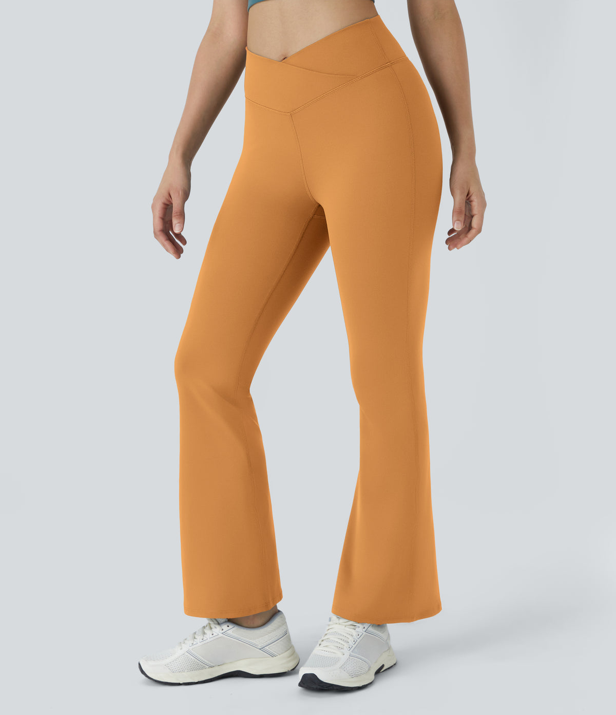 Petal Flare Legging — Forest Night