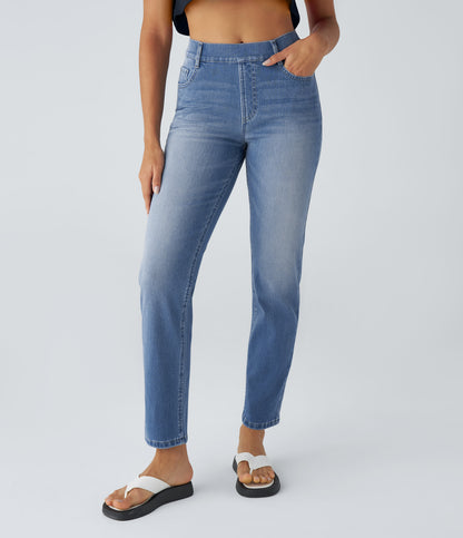 Cleo Jeans — Sea Blue Denim