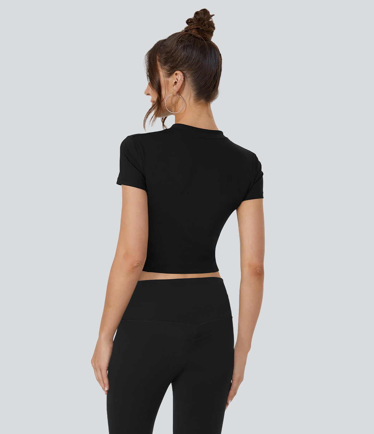 Romy Zip Top — Black