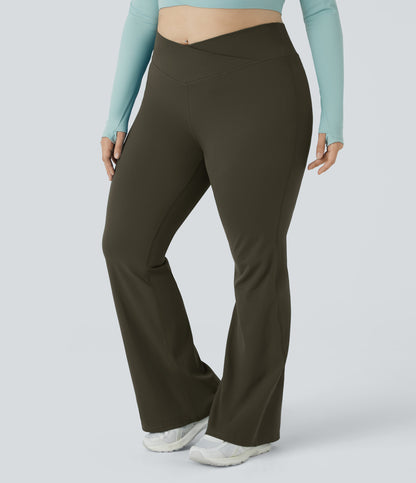 Linden Flare Legging — Forest Night