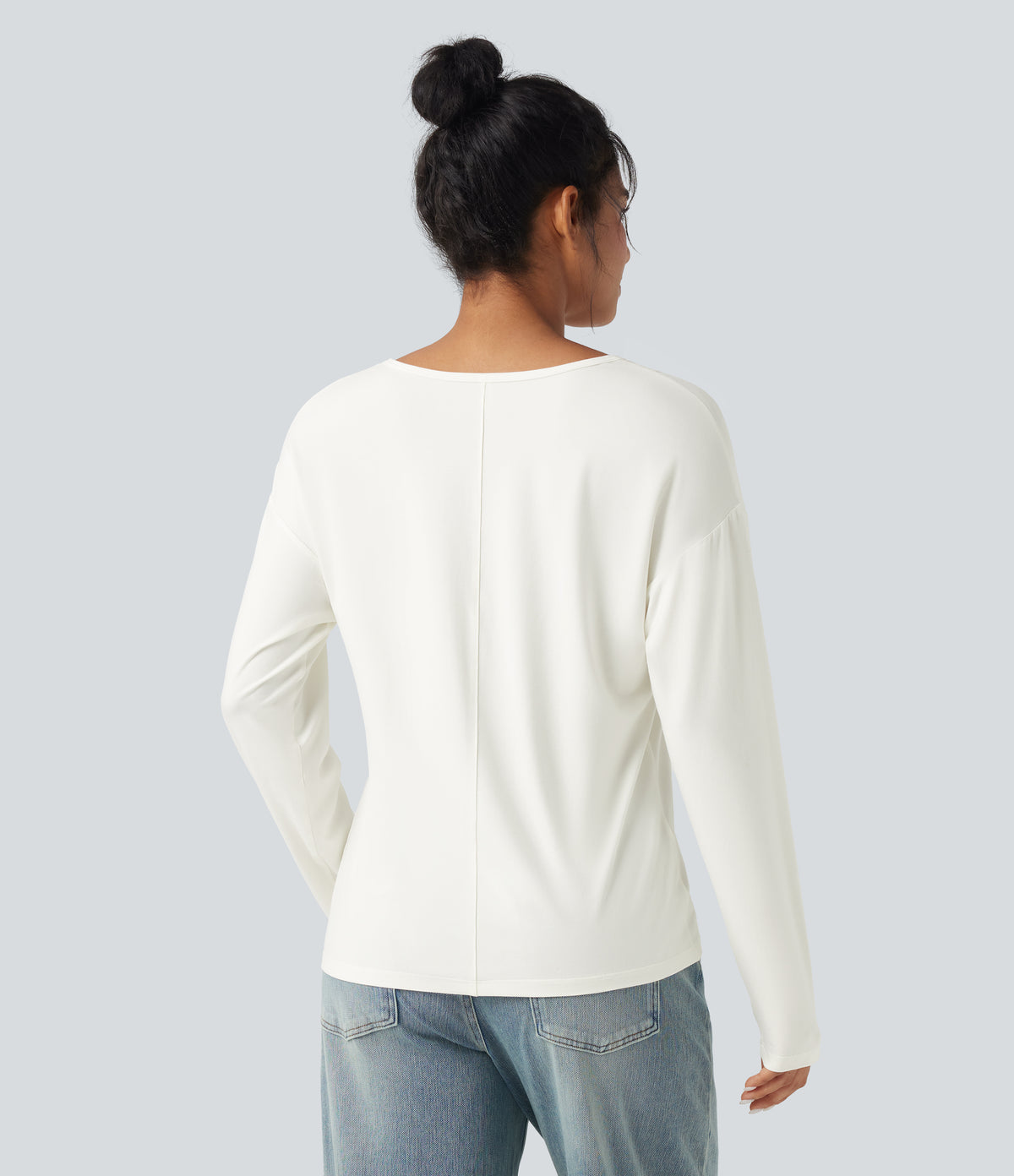 Mira Long-Sleeve Top — White