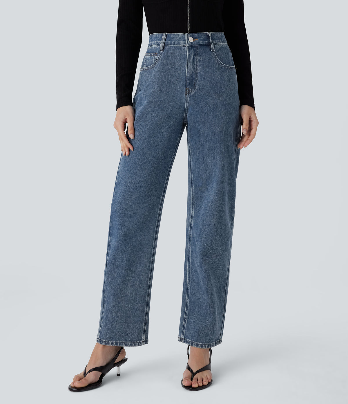 Saffron Jeans — Titanium Blue Denim