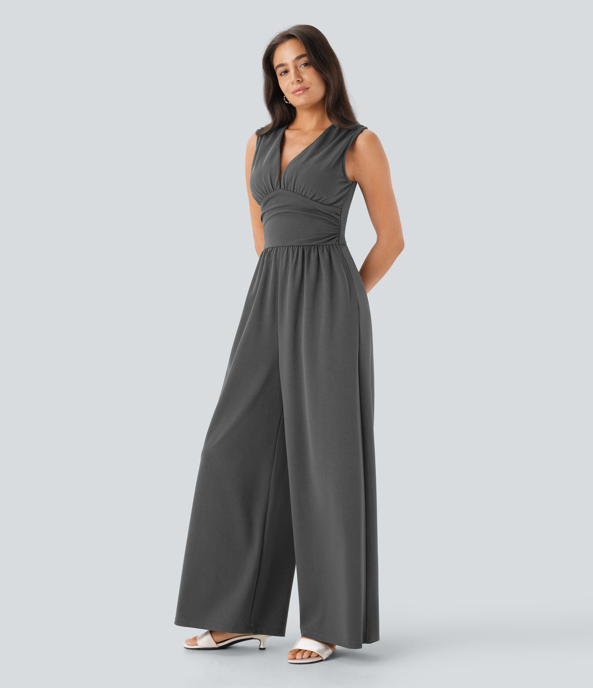 Celine Jumpsuit — Smoked Pearl