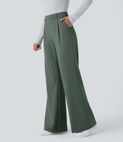 Evie Pants — Deep Aquamarine