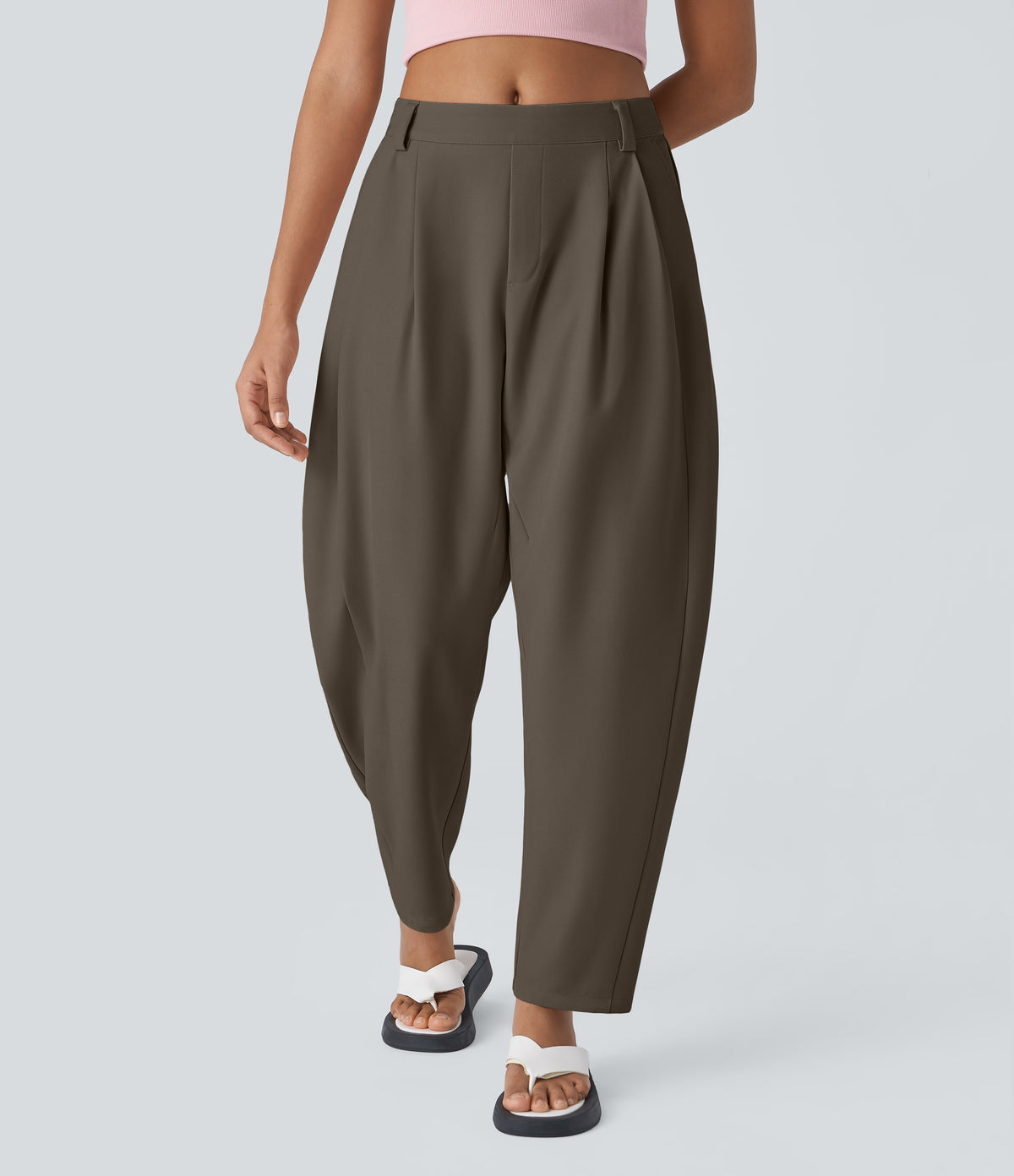 Marielle Pants — Stone Gray