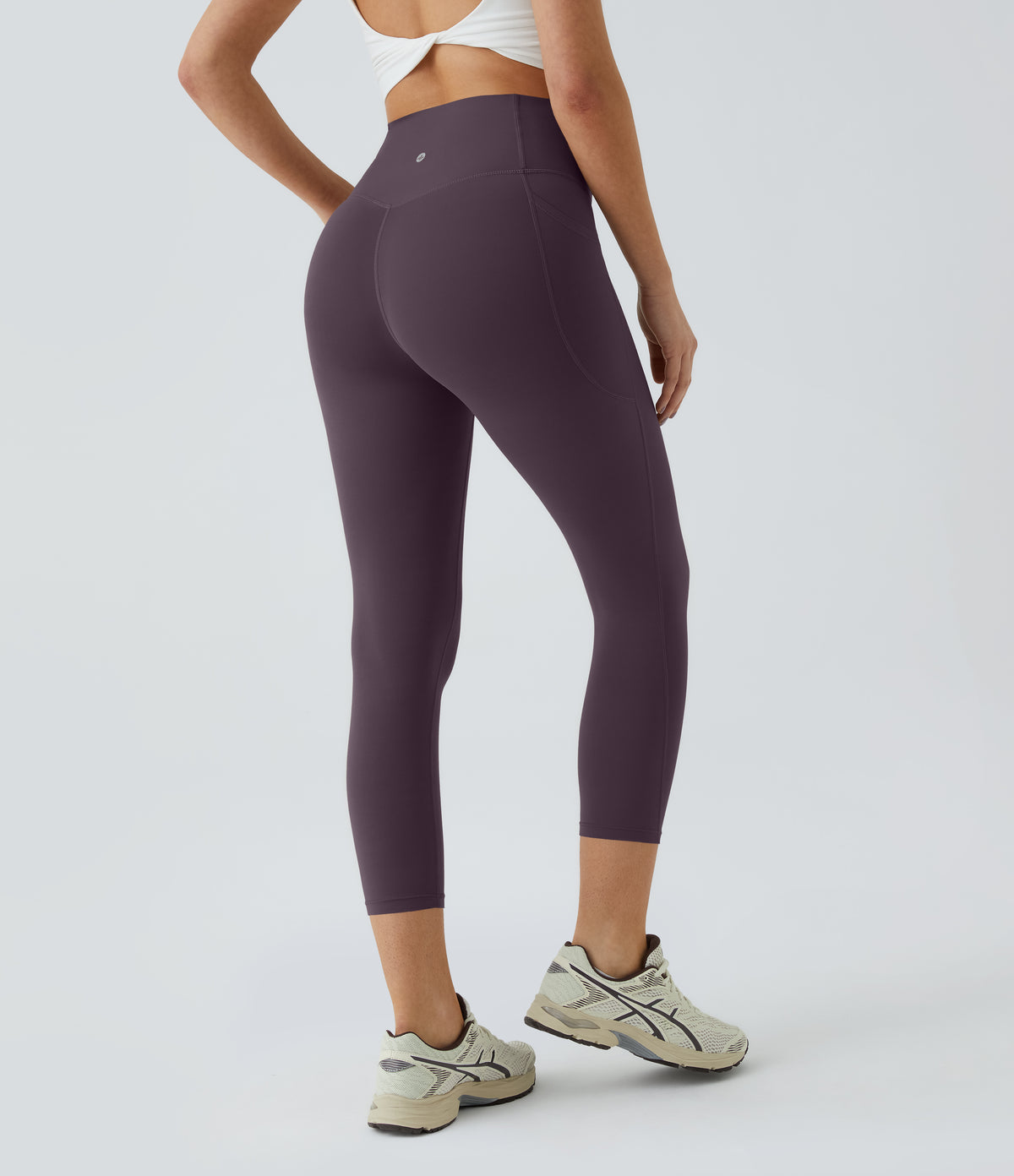 Rhea Capri Legging — Night's Purple