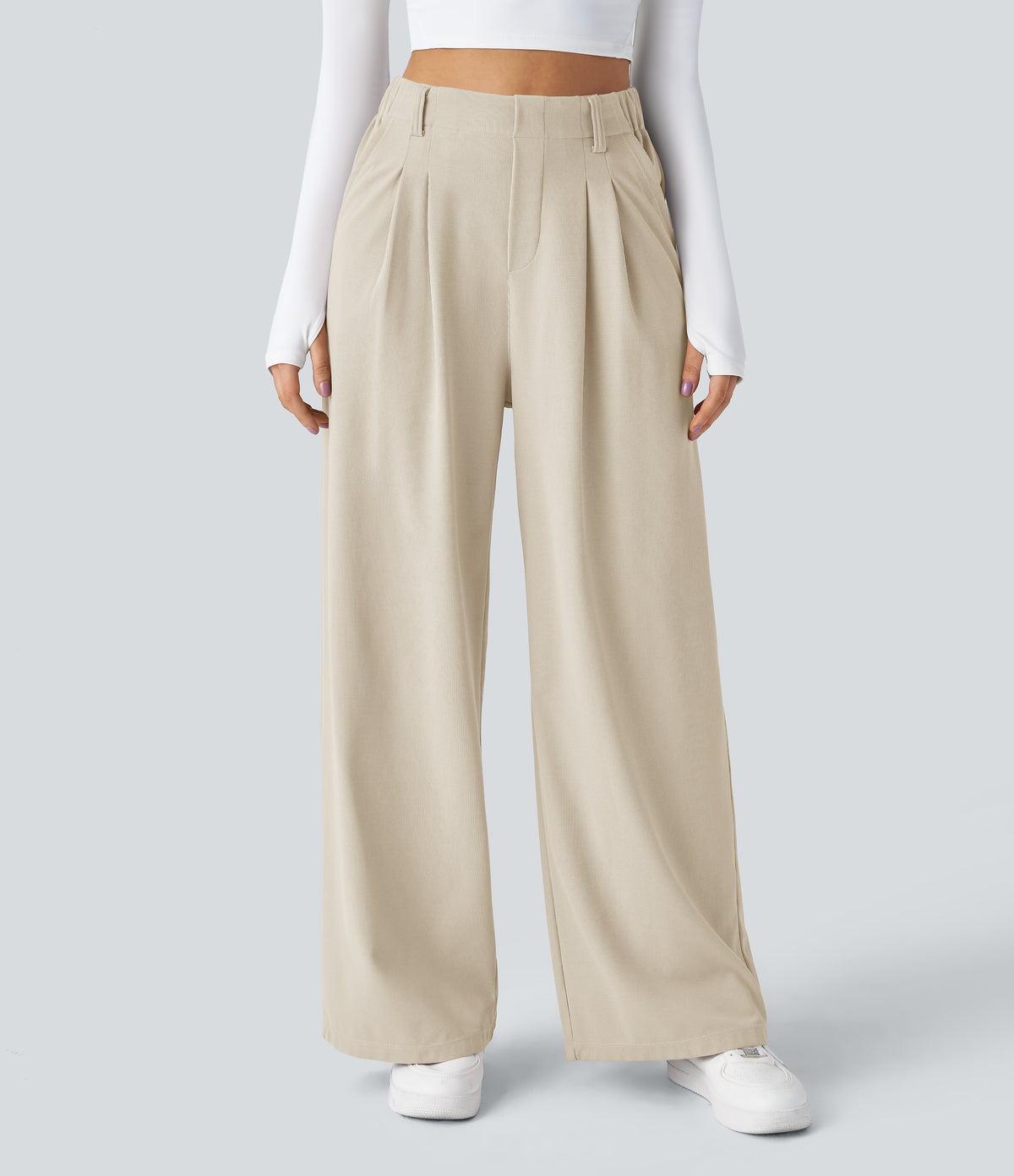 Aurora Pants — Oat Milk